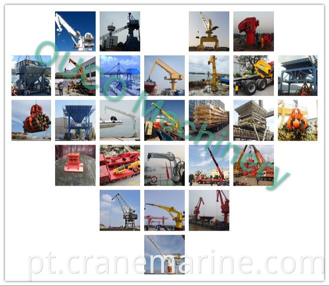 Crane marinho de comprimento de lança 36,6m com certificação telescópica do guindaste offshore Crane ABS